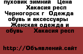 пуховик зимний › Цена ­ 2 000 - Хакасия респ., Черногорск г. Одежда, обувь и аксессуары » Женская одежда и обувь   . Хакасия респ.